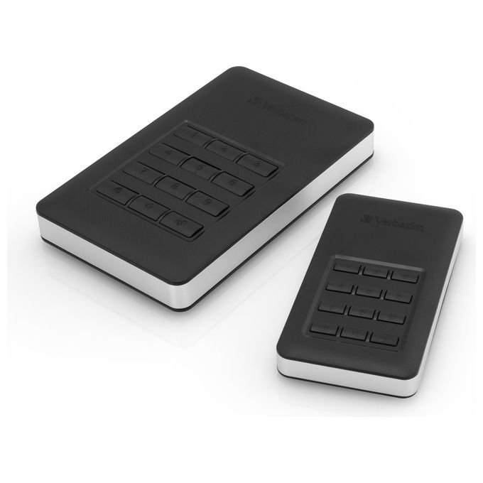 Verbatim Disco Rigido Esterno 1Tb Usb 3.1 Gen1 Storengo Crittografato Accesso con Tastierino Numerico Aes 256bit