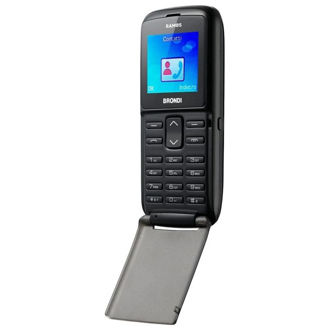 Brondi Ramos Cellulare Gsm Quad Band 1,77'' a Colori Radio Fm Bluetooth Nero