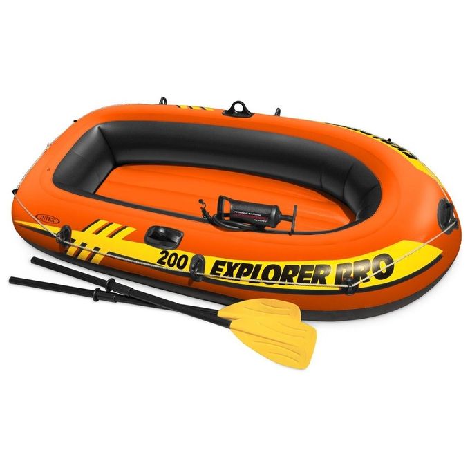 Intex Gommone Explorer Pro 200 remi e pompa inclusi Single 196 x 102 x 33 cm