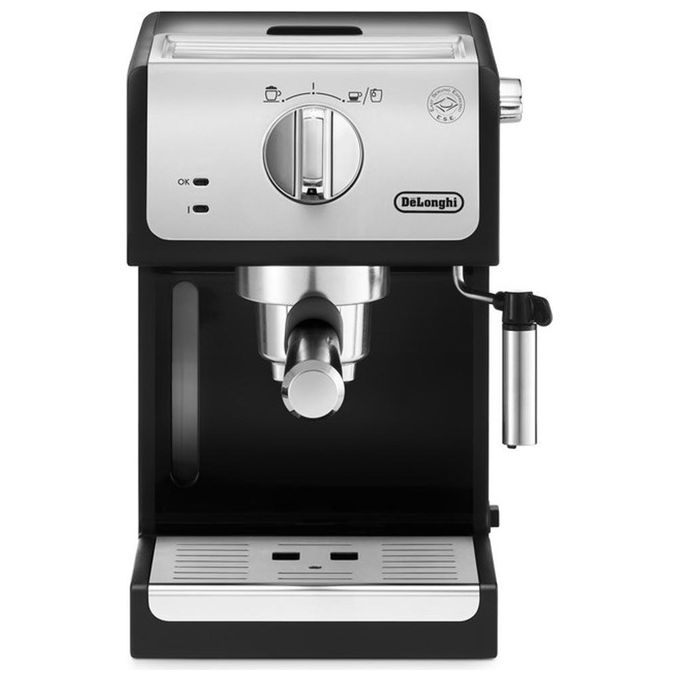 DeLonghi ECP33.21 Espresso Macchina da Caffe' Sistema Manuale Potenza 1100 W Capacita' 1,1 Litri Thermoblock Cappuccino System Nero
