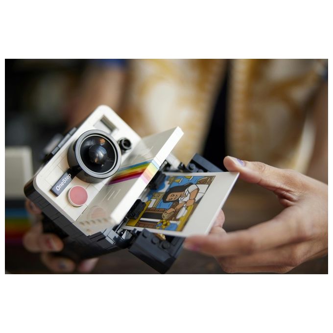 LEGO Ideas Fotocamera Polaroid OneStep SX-70 21345 Modellismo da Costruire per Adulti, Regali Creativi, Oggetti da Collezione