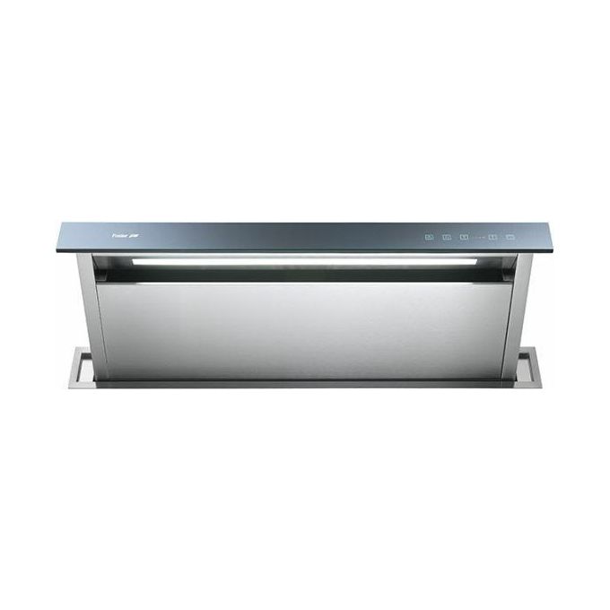 Foster 2451 090 Cappa Aspirante Filotop GHOST Classe energetica A 2 Filtri Antigrasso Illuminazione LED 4 Velocita' Touch Control 875x120 mm Acciaio Inox