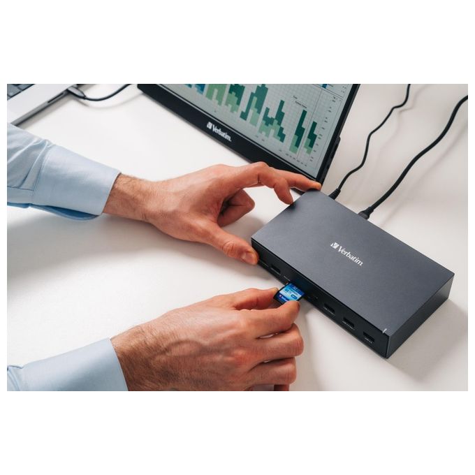 Verbatim CDS-17 Usb C Multi 17 in 1 Hdmi 8k Pd 100W