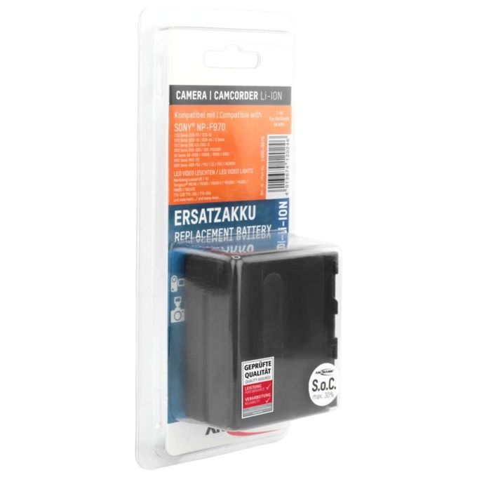 Ansmann A-Son NP-F970 Batteria di Ricambio