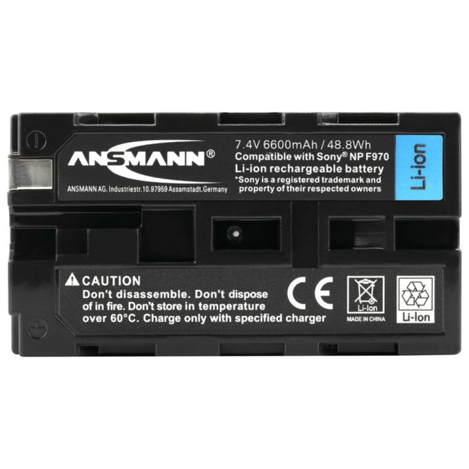 Ansmann A-Son NP-F970 Batteria di Ricambio