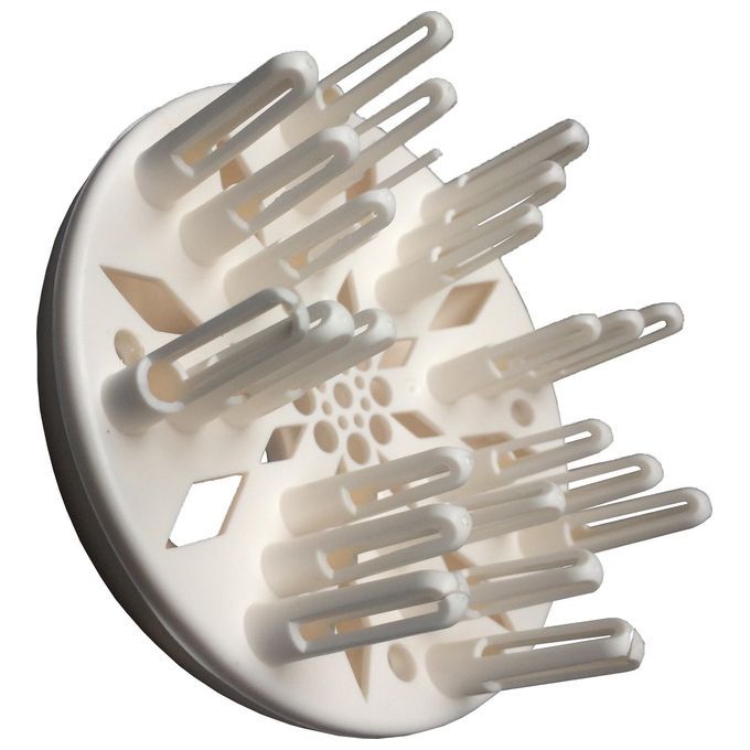 Ga.Ma GH0302 Diamond Ceramic Ion – Asciugacapelli 2200W, tecnologia ionica e ceramica, 2 velocita' e 3 temperature, colpo d’aria fredda, concentratore incluso, colore Bianco