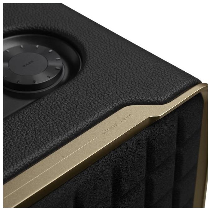 JBL Authentics 500 Smart Home Wifi Speaker Altoparlante Bluetooth dal Design Retro' Anni '70 con Griglia Quadrex Dolby Atmos Assistente Vocale AirPlay One App Nero