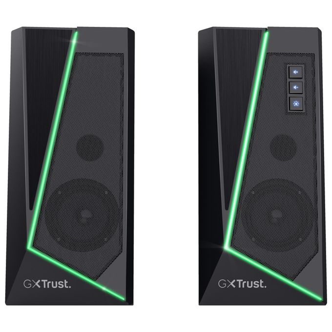 Trust GXT 609 Zoxa Casse PC Gaming Nero Cablato 6W