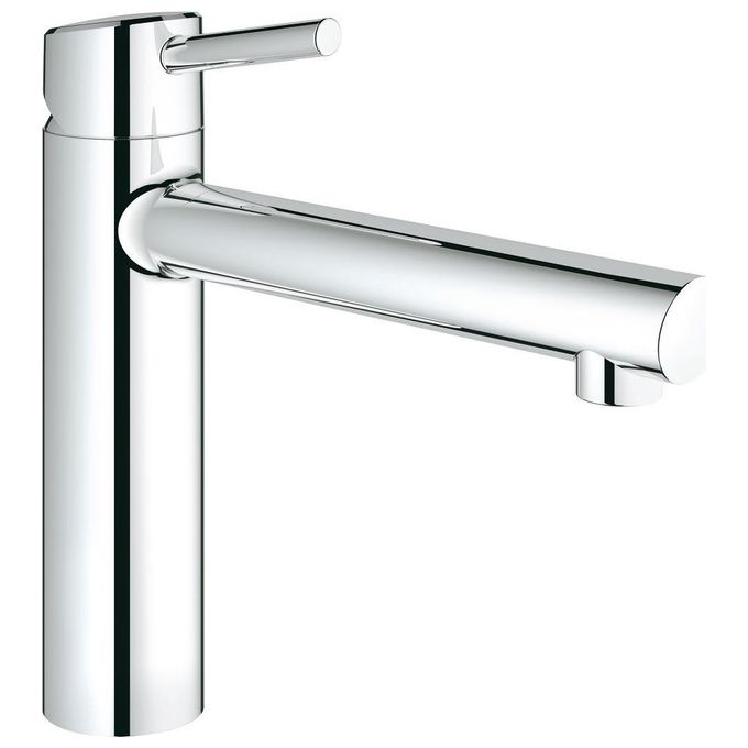 Grohe 31210001 Concetto Miscelatore monocomando pieghevole a bocca media girevole 140° per Installazione Sotto Finestra Finitura cromo