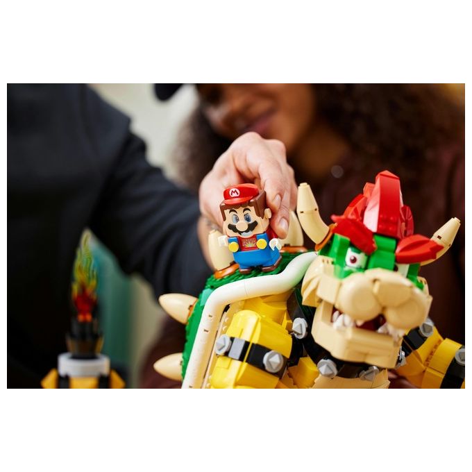 LEGO Super Mario 71411 Il Potente Bowser, Kit di Costruzioni per Adulti, Idee Regalo, Personaggio Snodabile 3D da Collezione