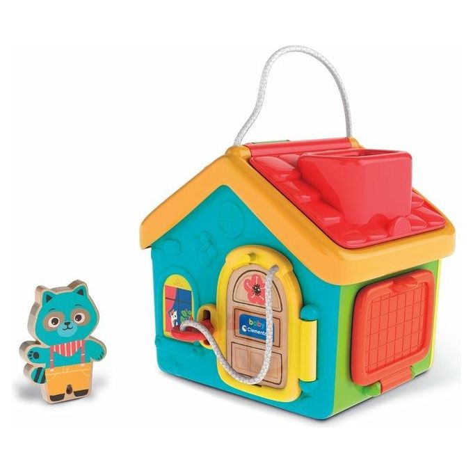 Clementoni Prime Attivita' Baby Montessori Lock e Play Activity House