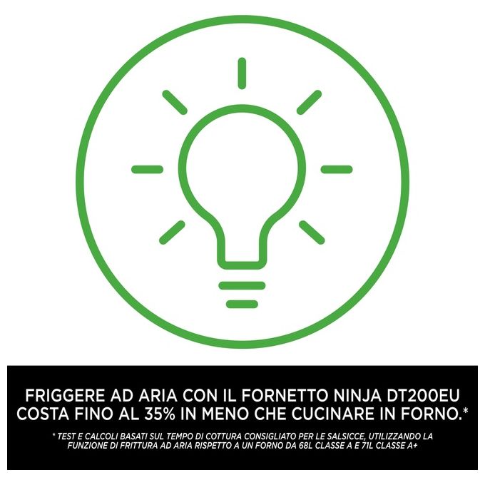 Ninja DT200EU Foodi Forno Multifunzione 10 in 1 29 Litri 2400W Nero-Argento