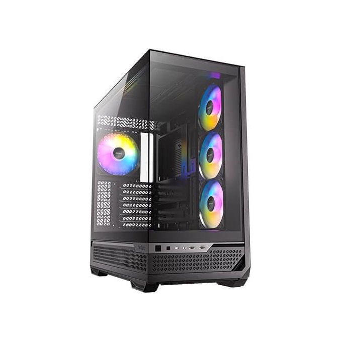 Antec C7 ARGB Supporto GPU RTX 40 4 Ventole ARGB PWM da 120mm Incluse Raffreddamento GPU Verticale Tipo C 10Gbps