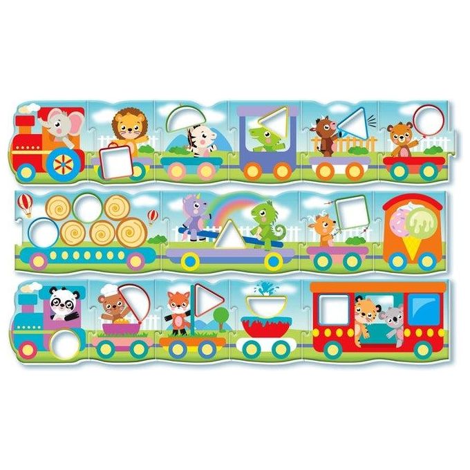 Clementoni Gioco Educativo Sapientino Baby Montessori Il Trenino delle Forme