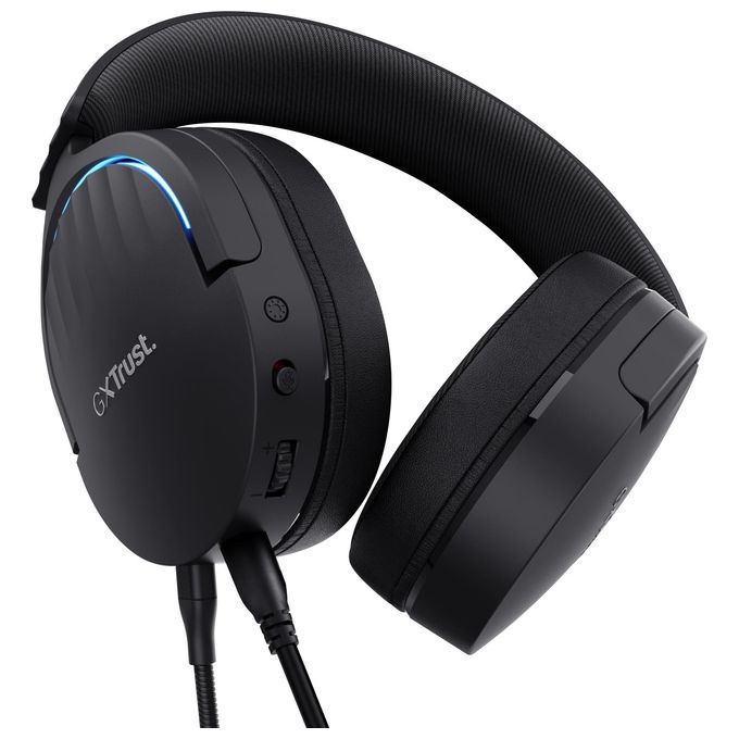 Trust Gaming GXT 490 Fayzo Cuffie Gaming USB con Audio Surround 7.1 Driver 50 mm Cavo 2mt Nero