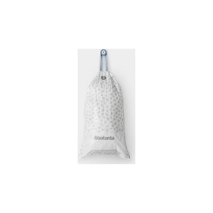 Brabantia 124846 PerfectFit Sacchi Immondizia Codice O 30L 40 Pezzi Dispenser colore Bianco