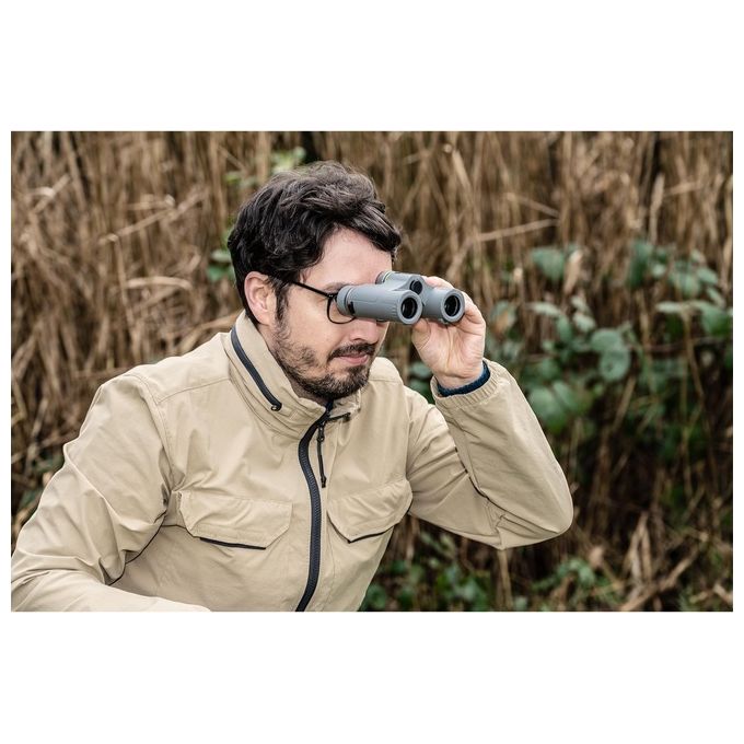 Bresser Wave 10x25 Binocolo Compatto e Leggero per Osservazione in Altra Definizione e Precisione