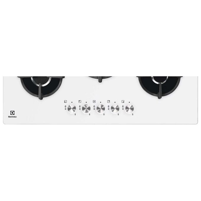 Electrolux KGG7537W Serie 600 Piano Cottura a Gas 5 Zone 74 cm Bianco