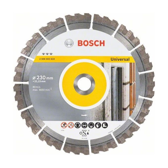 Bosch DIA-TS Disco Diamantato 230x22.23x2.4x15mm