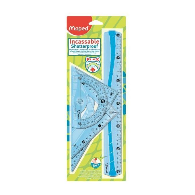 Maped Set 4 Pz Con Riga Cm30 Goniom