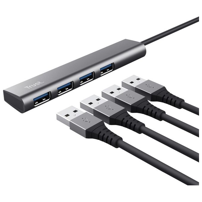 Trust Halyx USB 3.2 Gen 1 Type-A 5 Mbit-s Nero-Grigio