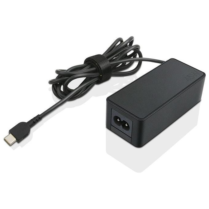 Lenovo 45W Standard AC Adapter (USB Type-C) Alimentatore 100-240 V c.a. V 45 Watt Cile, Italia per Tablet 10, ThinkPad 11, L380, L380 Yoga, X1 Carbon, X1 Tablet, X1 Yoga, ThinkPad Yoga 11
