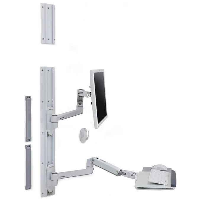 Ergotron LX Wall Mount System 32'' Bianco