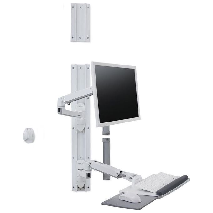 Ergotron LX Wall Mount System 32'' Bianco