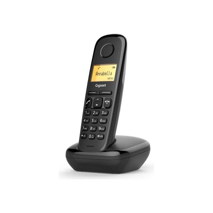 Gigaset A170 Duo Coppia Cordless DECT Display 1,5'' Rubrica Nero