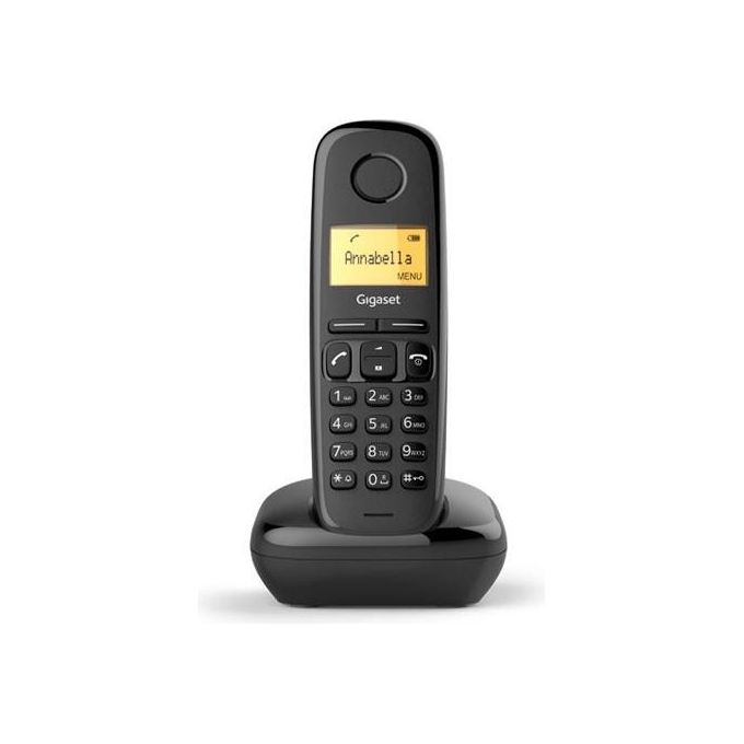 Gigaset A170 Duo Coppia Cordless DECT Display 1,5'' Rubrica Nero