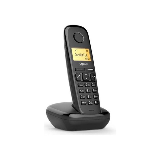 Gigaset A170 Duo Coppia Cordless DECT Display 1,5'' Rubrica Nero
