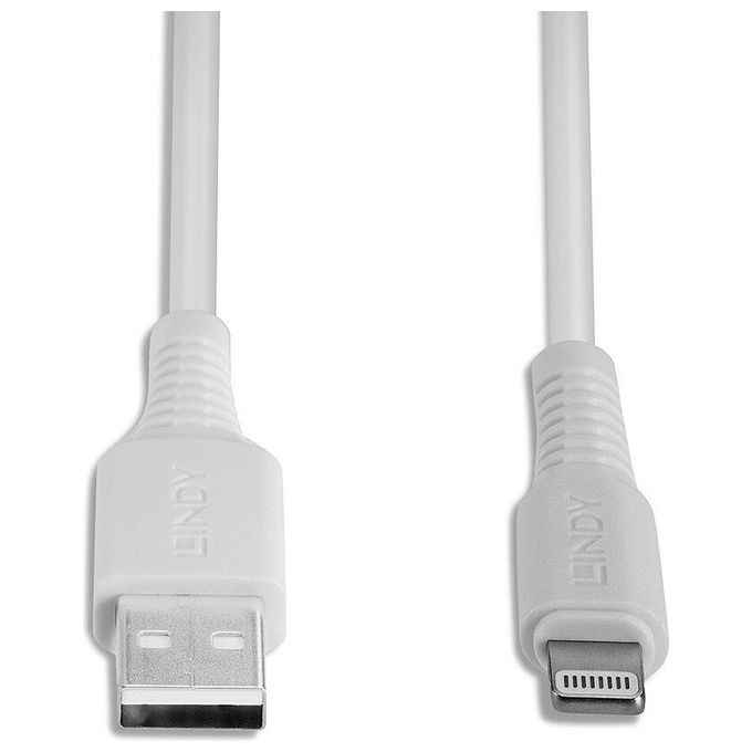 Lindy Cavo Usb a Lightning Bianco 1mt