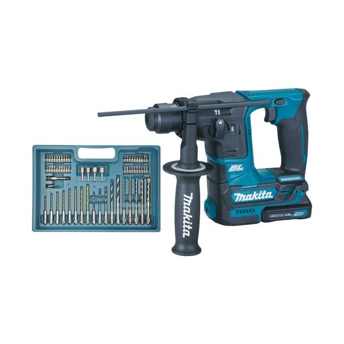 Makita Hr166Dsae1 Tassellatore 10,8V Sds-Plus 16 Mm - Bl + 66 Accessori