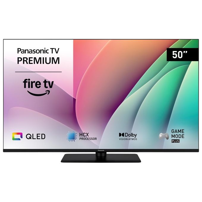 [ComeNuovo] Panasonic TV-50W80AEZ Smart TV 50 Pollici 4K Ultra HD Display QLED Sistema Fire TV HDR10 Wi-Fi Classe E colore Nero