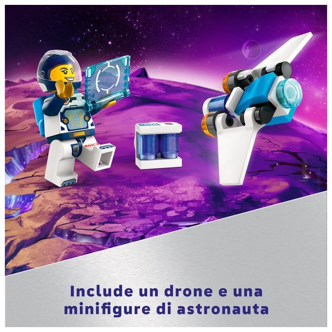 LEGO City 60430 Astronave Interstellare 60430-LEGO Giocattolo Gioco Spaziale per Bambini 6+ Anni con Navicella Minifigure e Drone Robot