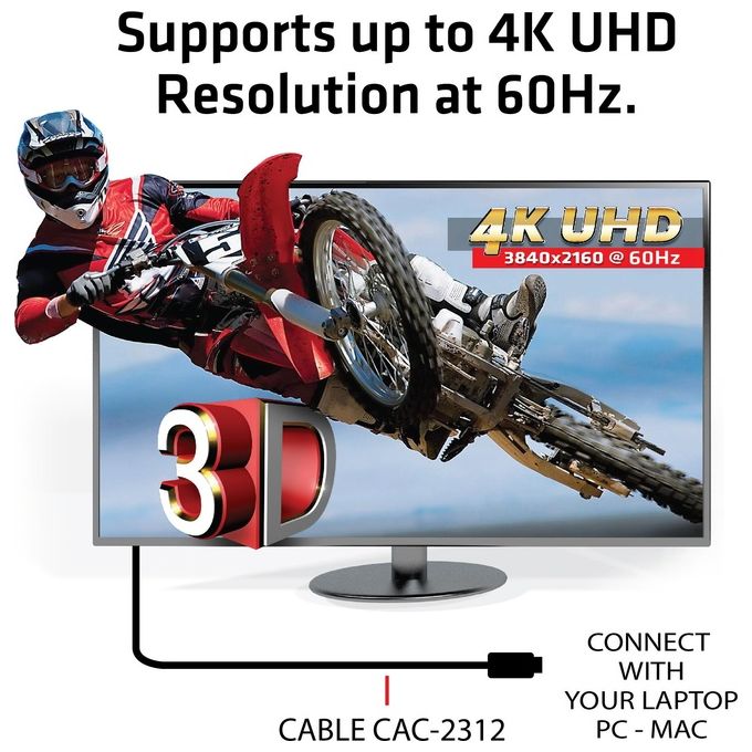 Club3D Cavo Hdmi 2.0 High Speed 4K Ultra Hd 5mt
