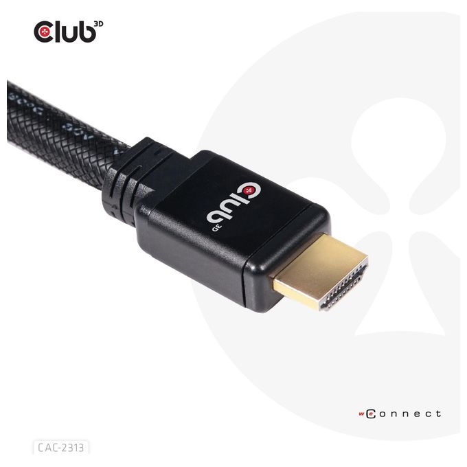 Club3d CAC-2313 Cavo Hdmi 2.0 M a Hdmi 2.0 M Gigh Speed 4K 60hz Ultra Hd RedMere 10mt