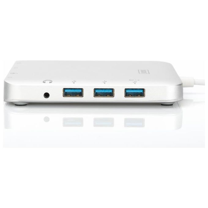 Digitus docking station multiporta con connettore tipo C