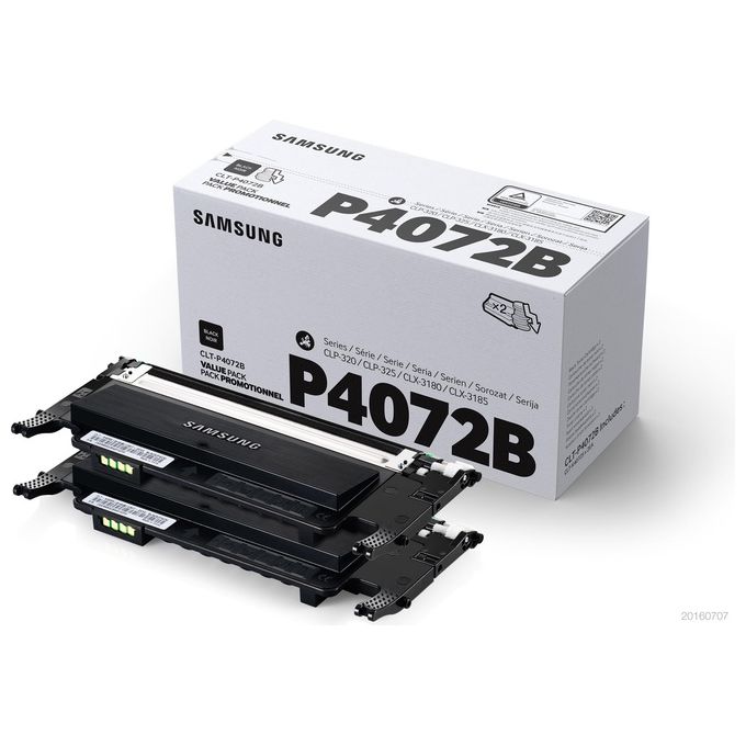 HP Samsung CLT-P4072B Confezione da 2 nero originale cartuccia toner (SU381A)