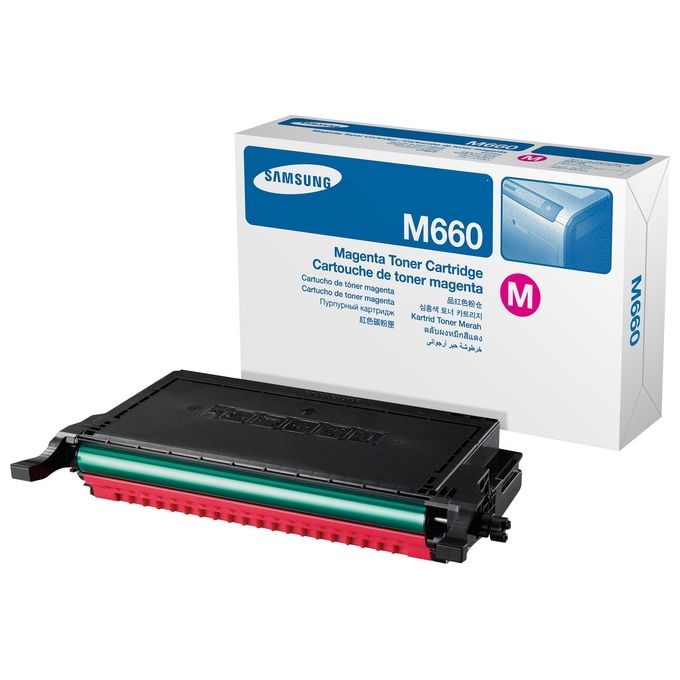 HP Samsung CLP-M660B Alta resa magenta originale cartuccia toner (ST924A) per Samsung CLP-610, CLP-611, CLP-612, CLP-660, CLP-661, CLP-662, CLX-6200, CLX-6210, CLX-6240
