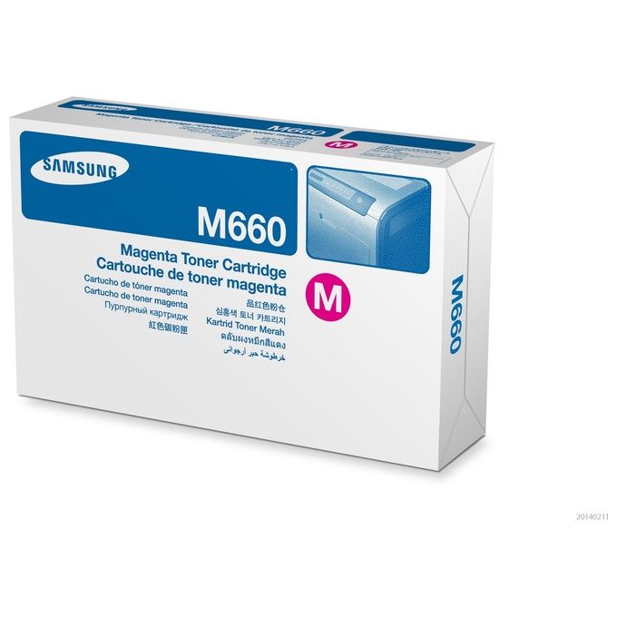 HP Samsung CLP-M660B Alta resa magenta originale cartuccia toner (ST924A) per Samsung CLP-610, CLP-611, CLP-612, CLP-660, CLP-661, CLP-662, CLX-6200, CLX-6210, CLX-6240