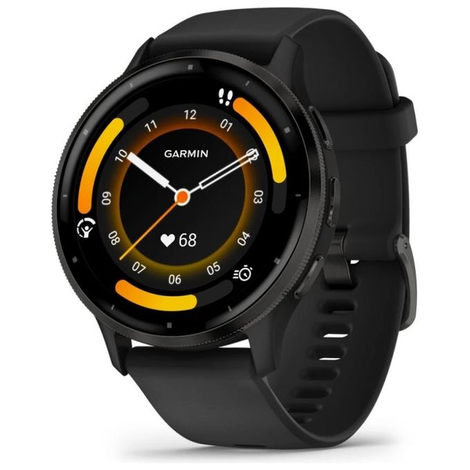 Garmin Venu 3 45mm 1.4'' Amoled GPS Sport Salute Notifiche Black and Slate con cinturino in silicone