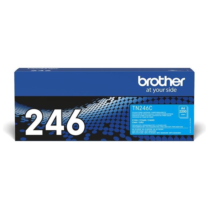Brother TN-246 Toner Originale Ciano