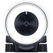 Razer Kiyo Telecamera da Scrivania con Illuminazione per Streamer Usb HD Webcam con Luce ad Anello Multi-Livello