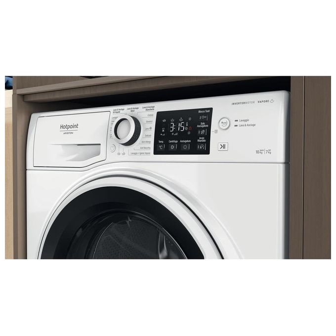 Hotpoint NDB 10736 WA IT Lavasciuga 107Kg Libera Installazione Caricamento Frontale Bianco Classe Energetica D