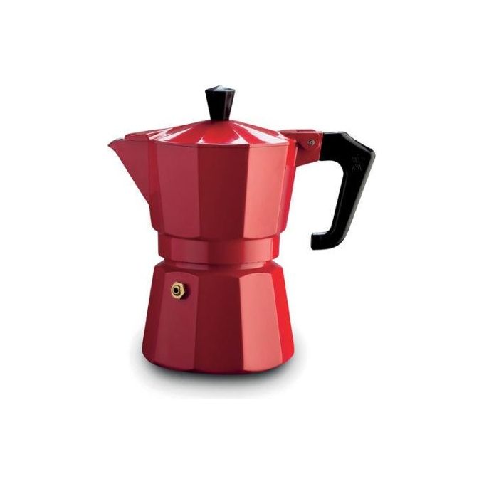 Pezzetti Italexpress Caffettiera Moka 3 Tazze Rosso