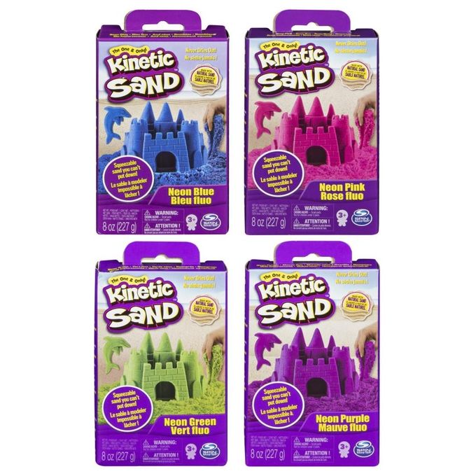 6033332 Sabbia Naturale Colorata da Modellare in Confezione Mono Splitcolore Viola