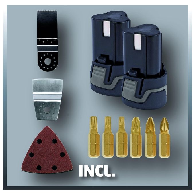 Einhell Set Utensili A Batteria Te-Tk12Li