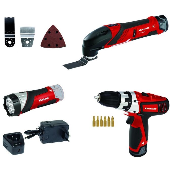 Einhell Set Utensili A Batteria Te-Tk12Li