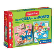 Clementoni Gioco Educativo Sapientino Baby Montessori Ogni Cosa al Suo Posto